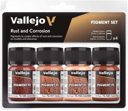 Weathering Pigments for Models & Dioramas
